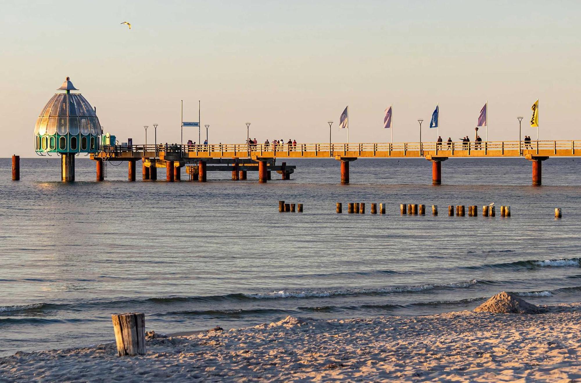 Krosse Krabbe An Der Seebruecke Zingst Eksteriør billede